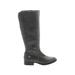 Life Stride Boots: Gray Solid Shoes - Women's Size 5 - Round Toe