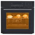 Fashionwu Single Wall Oven 24", Built-in Electric Ovens w/ 5 Automatic Recipes, 3000w, 240v, 2.5 Cf Convection Built-in Oven | Wayfair