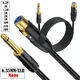 XLR Female to 1/4 TS Cable Microphone Cable TS 6.35mm Mono Jack Unbalanced Microphone Cable Heavy