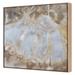 Grand Image Home Crystalline 2 by Maeve Harris - Floater Frame Print on Canvas in Blue/Brown | 50 H x 50 W x 2 D in | Wayfair 125075_C_50x50_M