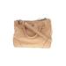 Tory Burch Satchel: Embossed Tan Solid Bags