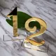 Gold mirror acrylic Table Numbers wedding Table Numbers Boho Centerpiece Table Decor mirror gold