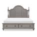 Legacy Classic Furniture Kingston Spindle Storage Bed Wood in Gray | 66 H x 82 W x 93 D in | Wayfair 2311-4135K