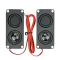 Square Speaker Bass Woofer Sound Speaker System 100x45mm Portable Horns