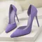 2024 New Woman Pumps Suede High Heels Ladies Pointed Toe Office Stiletto Women Shoes Party Heels 10