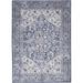 Blue/White 87 x 63 x 0.28 in Area Rug - Nourison Rectangle NCR01 Rectangle 5'3" X 7'3" Area Rug Polyester | 87 H x 63 W x 0.28 D in | Wayfair