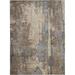 Brown/Gray 126 x 94 x 0.61 in Area Rug - Nourison Rectangle KI38 Area Rug Polyester | 126 H x 94 W x 0.61 D in | Wayfair 099446492777