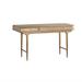 Recon Furniture 55.12" Black Rectangular Solid Wood Desk,2-drawer | Wayfair Desks0319TB5136647002813RFBurlywood140