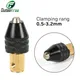 Power Tools 1pc 3.17mm Electric Motor Shaft Mini Chuck Fixture Clamp 0.5mm-3.2mm Small To Drill Bit