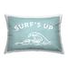 Stupell Industries Vintage Surf's Up Wave Decorative Printed Throw Pillow by Lil' Rue | 14 H x 20 W x 7 D in | Wayfair ple-951_rcw_14x20