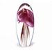 Wrought Studio™ Glowing Dark Glass Jellyfish Paperweight Glass in Pink | 3 H x 3 W x 3 D in | Wayfair 4E5AAF57A69747EE9D49FD5ED64E9AF5