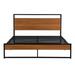 17 Stories Full Size Metal Platform Bed in Black | Queen | Wayfair D0CAF75D022943E698BB93834C2FE4D8