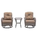 Wildon Home® Mykell Outdoor Rocker Chair in Gray | 33.8 H x 28.7 W x 25.1 D in | Wayfair A3E494859DEB499D9E1B23F151CB028E