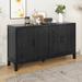 Winston Porter Riddhi 60.00" Sideboard, Wood in Black | 32 H x 60 W x 16 D in | Wayfair A4309CF419B14E7F90DCFBF663FD36BC