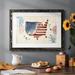 Winston Porter Fourth Of July Collection C Framed On Paper Print in Blue/Red/White | 28 H x 42 W x 1.5 D in | Wayfair