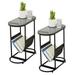 Latitude Run® Garnel Plant Stand - Set of 2 | 22.4 H x 9.9 W x 21.2 D in | Wayfair 95BF508D99E94FCCAF2E3EB217AB8573