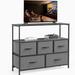 Rebrilliant Nejat 5 - Drawer Dresser in Gray | 31.11 H x 39.11 W x 11.11 D in | Wayfair 339141C7133642E9934C38D4DCB061A4