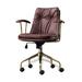 WONERD Genuine Leather Office Chair Upholstered in Gray | 37.01 H x 23.62 W x 20.87 D in | Wayfair