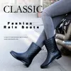 2025, neue Damen-Regenstiefel, modisch, rutschfest, Damenstiefel, kariert, lässig, Gummischuhe, bequem, verschleißfest, wasserdichte Damenschuhe