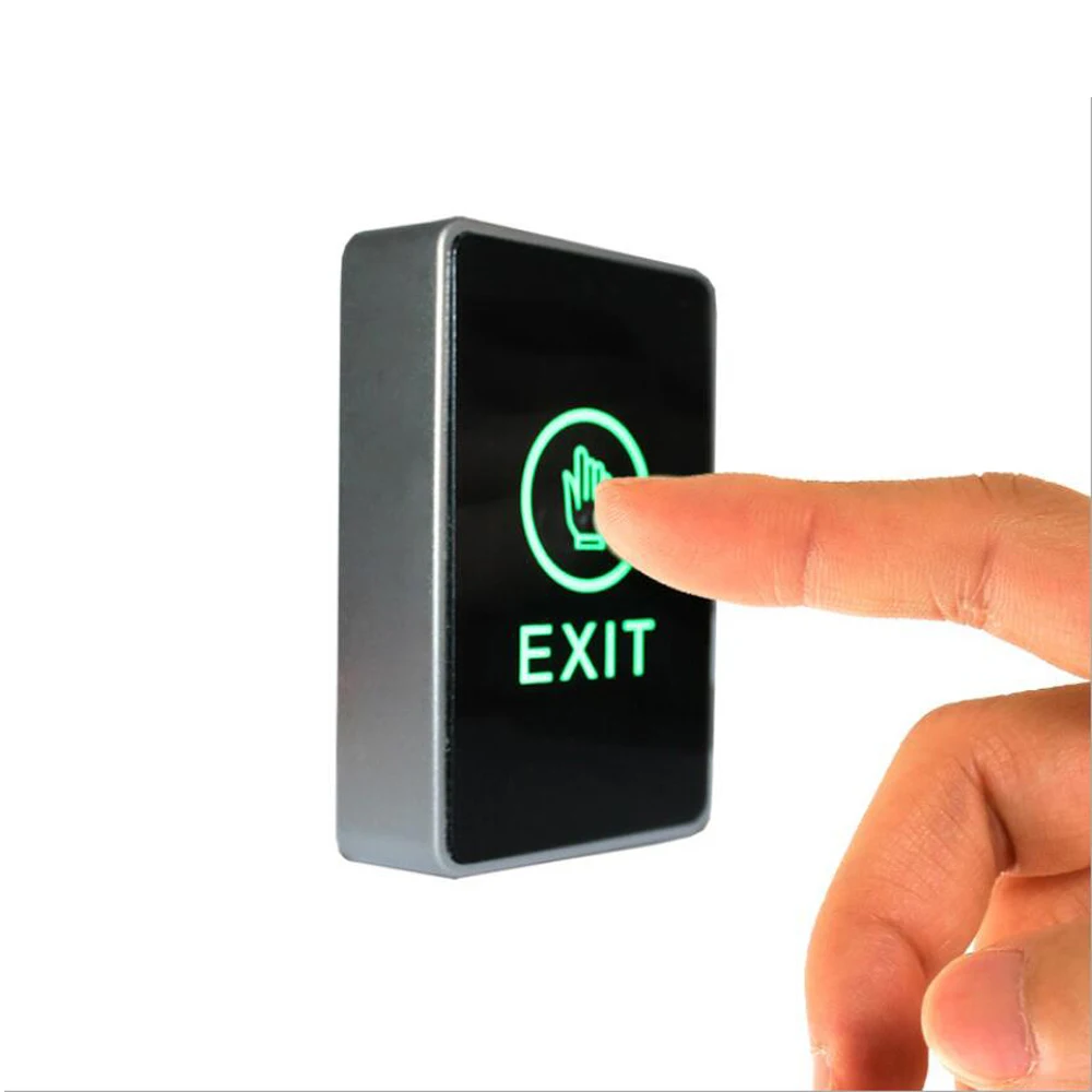 Entriegelungstaste Push Touch Exit Button Eixt Tür mit LED-Anzeige für Home Security Schutz für Zugangskontrollsystem Image