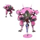 26cm Over watch Action figuren DVA Statue Anime Action figuren PVC Sammler figuren Modell Spielzeug