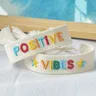 Gute Stimmung | positive Stimmung gewebte Stick armbänder