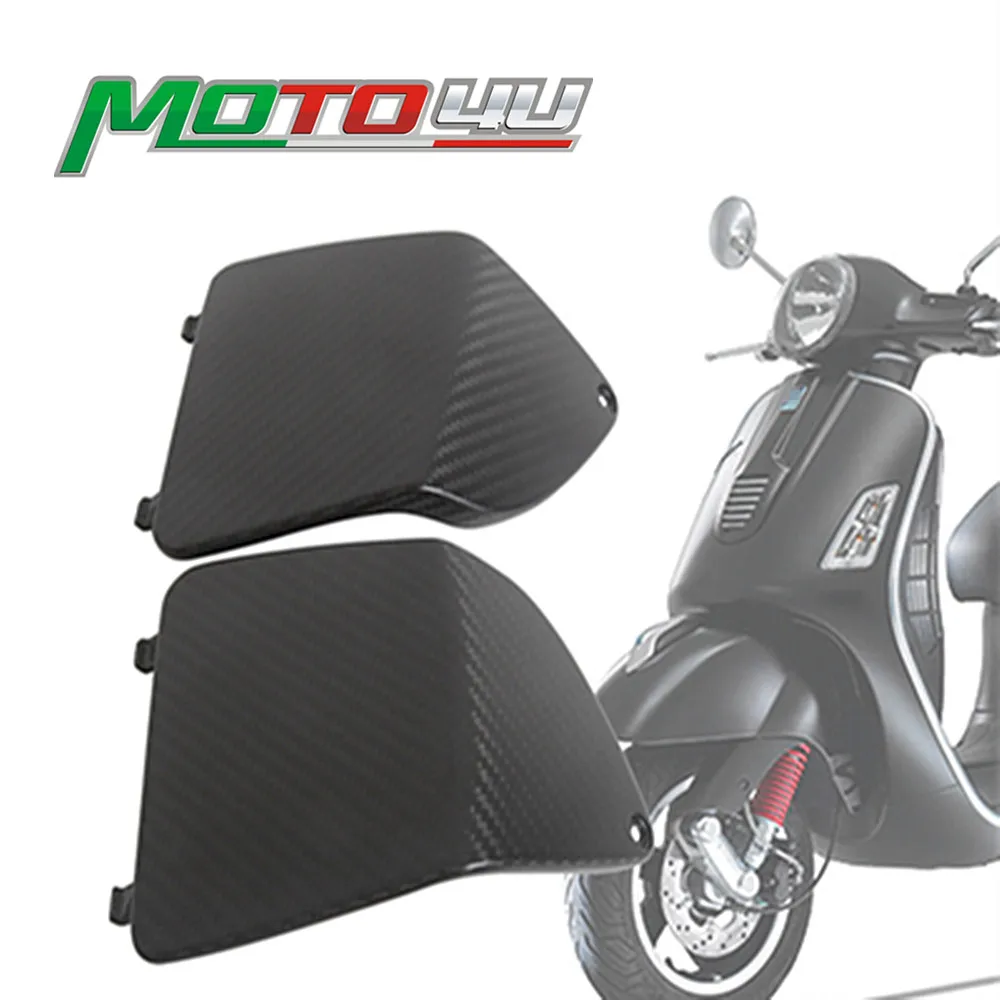 Moto4u für vespa gts300 gts gtv 300 250 2014 2015 2016 2017 2018 kohle faser front seite verkleidung dekorative abdeckung roller Image