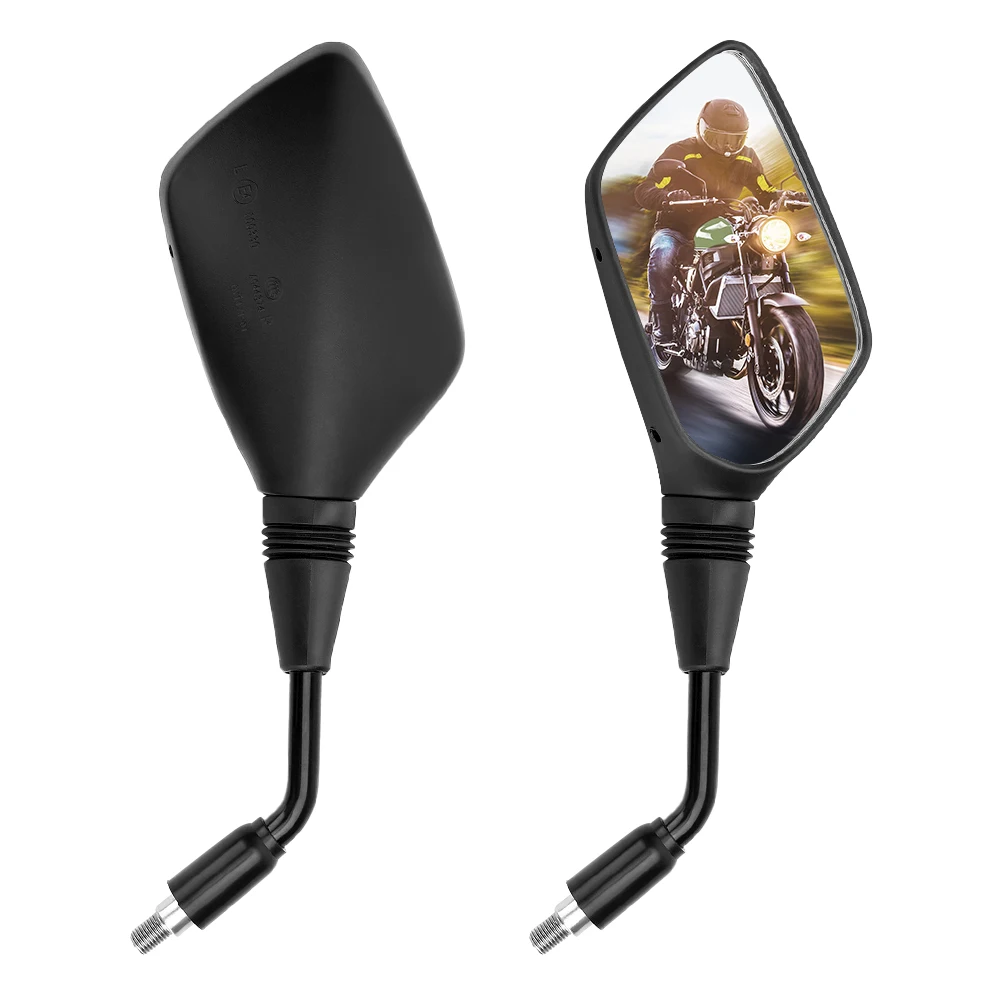 Areyourshop Schwarze Rückspiegel für Suzuki GW250 Inazuma 2014–2017 DL250 V-Strom 2006–2018 56600–48H10 56500–48H10 Motor Image