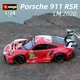 Bburago 1:24 2020 porsche 911 rsr lm rote legierung auto modell sport supercar druckguss fahrzeuge