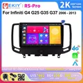 Ekiy 2k Bildschirm Android Auto Stereo für Infiniti G4 G25 G35 G37 2006-2013 Multimedia-Player