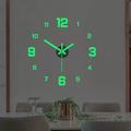 Upgrade Your Home Decor With Ew Creative Simple Luminous Digital Clock - Diy Silent Wall Clock Ideal For Study, Living Room, And More Punch-free Wall Easter Gift Easter Gift