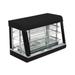 MoTak HDC36 35 1/2" Self Service Countertop Heated Display Case - (3) Shelves, 120v, 3 Shelves, Black