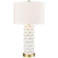 Beckwith 27" High 1-Light Table Lamp - White - Includes LED Bulb