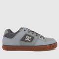 DC pure trainers in light grey