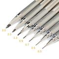 0.3 0.5 0.7 0.9 1.3 2.0mm Mechanical Pencil Set Full Metal Art Drawing Painting Automatic Pencil With Leads Office School Supply