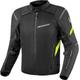 SHIMA Rush 2.0 impermeabile Moto Tessile Giacca, nero-giallo, dimensione S