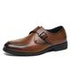 Homme Oxfords Chaussures formelles Chaussures habillées Grandes Tailles Entreprise Décontractées Britanique du quotidien Bureau et carrière Polyuréthane Respirable Confortable Antidérapantes Boucle