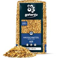 Galamio - Holzhackschnitzel Gelb 60l