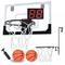 Mini Basketballkorb Indoor mit 2 Bälle, Mini Hoop Hängendes Basketballbrett mit Elektronische