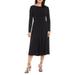 Kate Long Sleeve Jersey Midi Dress