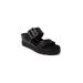 Women's Dara Slip On Wedge by Jambu in Black Shimmer (Size 8 1/2 M)