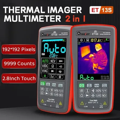 TOl'hyTOP-Cycleur thermique ET13S multimètre 2 en 1 caméra thermique détection de chauffage par