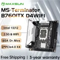 MAXSUN – carte mère Terminator B760MITX D4 WIFI PCIe 5.0x16 LGA1700 composant pc compatible Intel