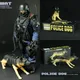 Figurines d'animaux de 30cm échelle 1/6 accessoires de scène de soldat chien de police soldats