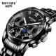 BOYZHE-Montre-bracelet mécanique automatique pour hommes montre d'affaires affichage du