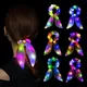 Bandeaux de cheveux Shoous à LED pour filles nœuds lumineux chouchous vêtements de sauna ULà