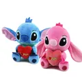 Poupées en peluche de dessin animé Disney pour enfants jouets d'anime point bleu et rose jouets