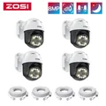 ZOSI-Caméra de surveillance extérieure PTZ IP PoE HD 8MP/2PK/4PK (C296) dispositif de sécurité sans