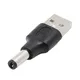 Convertisseur prise d'alimentation USB à 5.5*2.5 5.5x2.1 4.8x1.7 1.7 5.5*1.7 2.5*0.7 1.1 3.5x1.35mm