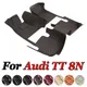 Tapis de sol de voiture en cuir pour Audi TT 8N MK1 1998 ~ 2006 tapis de protection automatique
